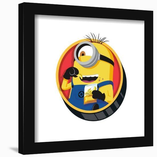Gallery Pops Despicable Me 4 - Carl Character Badge Wall Art-Trends International-Framed Gallery Pops