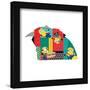 Gallery Pops Despicable Me 4 - Gru Minions Silhouette Wall Art-Trends International-Framed Gallery Pops