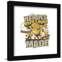 Gallery Pops Despicable Me 4 - Heeroes Aren't Born They're Made Wall Art-Trends International-Framed Gallery Pops