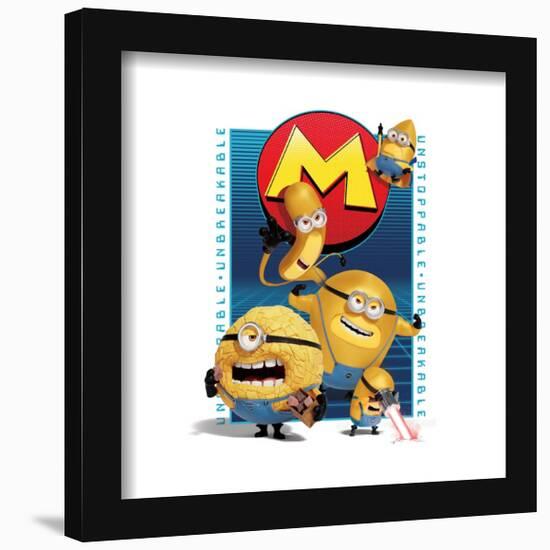 Gallery Pops Despicable Me 4 - Mega Minion Comic Strip Wall Art-Trends International-Framed Gallery Pops