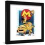 Gallery Pops Despicable Me 4 - Mega Minion Comic Strip Wall Art-Trends International-Framed Gallery Pops