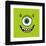 Gallery Pops Disney 100th Anniversary - Happy Faces Mike Wazowski Wall Art-Trends International-Framed Gallery Pops