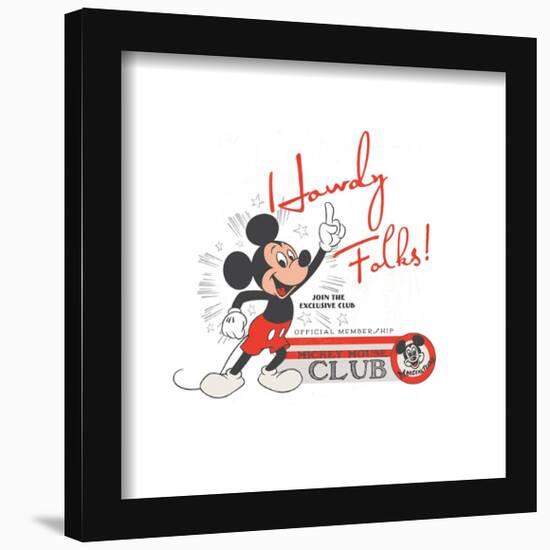 Gallery Pops Disney 100th Anniversary - Howdy Folks Wall Art-Trends International-Framed Gallery Pops