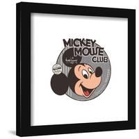 Gallery Pops Disney 100th Anniversary - Mickey Mouse Club Member Wall Art-Trends International-Framed Gallery Pops