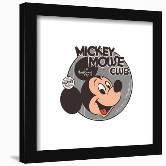 Gallery Pops Disney 100th Anniversary - Mickey Mouse Club Member Wall Art-Trends International-Framed Gallery Pops