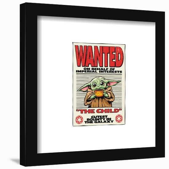 Gallery Pops Disney 100th Anniversary Star Wars - Butcher Billy Wanted Grogu Wall Art-Trends International-Framed Gallery Pops