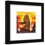 Gallery Pops Disney 100th Anniversary Star Wars - Helen Dardik Chewbacca BB-8 Wall Art-Trends International-Framed Gallery Pops