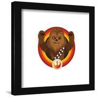 Gallery Pops Disney 100th Anniversary Star Wars - Helen Dardik Chewbacca Wall Art-Trends International-Framed Gallery Pops