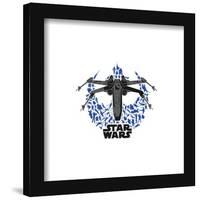 Gallery Pops Disney 100th Anniversary Star Wars - X-Wing Wall Art-Trends International-Framed Gallery Pops