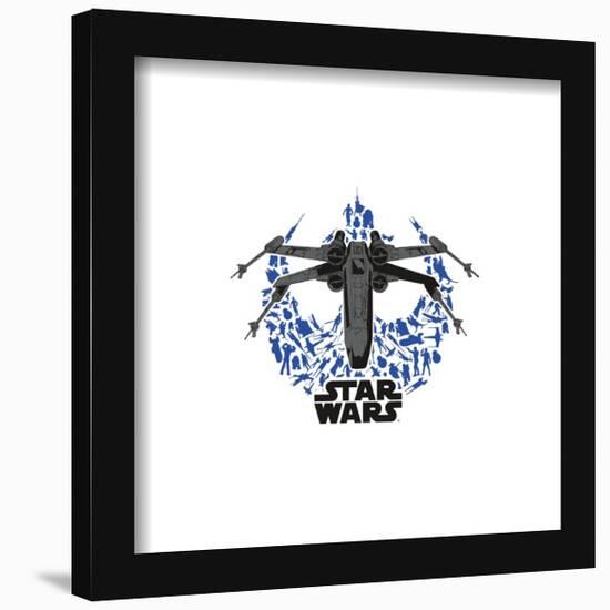 Gallery Pops Disney 100th Anniversary Star Wars - X-Wing Wall Art-Trends International-Framed Gallery Pops