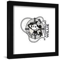 Gallery Pops Disney 100th Anniversary - Steamboat Willie Wall Art-Trends International-Framed Gallery Pops