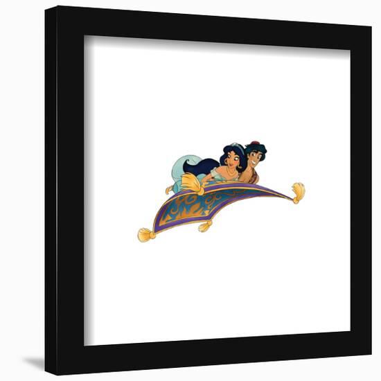 Gallery Pops Disney Aladdin - Aladdin and Jasmine on the Flying Carpet Wall Art-Trends International-Framed Gallery Pops