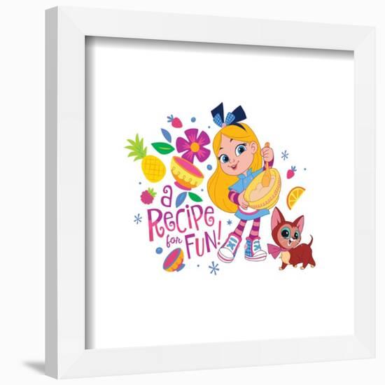 Gallery Pops Disney Alice's Wonderland Bakery - A Recipe For Fun Wall Art-Trends International-Framed Gallery Pops