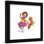 Gallery Pops Disney Fancy Nancy - Nancy and Frenchy Wall Art-Trends International-Framed Gallery Pops