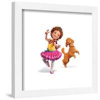 Gallery Pops Disney Fancy Nancy - Nancy and Frenchy Wall Art-Trends International-Framed Gallery Pops