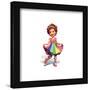 Gallery Pops Disney Fancy Nancy - Rainbow Dress Wall Art-Trends International-Framed Gallery Pops