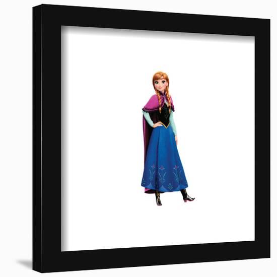 Gallery Pops Disney Frozen - Anna Original Dress With Cape Wall Art-Trends International-Framed Gallery Pops