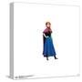 Gallery Pops Disney Frozen - Anna Original Dress With Cape Wall Art-Trends International-Stretched Canvas