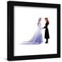 Gallery Pops Disney Frozen - Elsa and Anna Holding Hands Wall Art-Trends International-Framed Gallery Pops