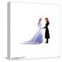 Gallery Pops Disney Frozen - Elsa and Anna Holding Hands Wall Art-Trends International-Stretched Canvas