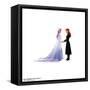 Gallery Pops Disney Frozen - Elsa and Anna Holding Hands Wall Art-Trends International-Framed Stretched Canvas