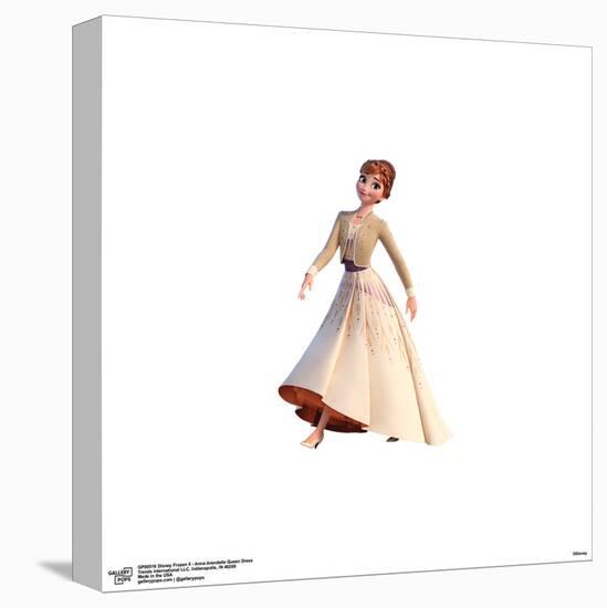 Gallery Pops Disney Frozen II - Anna Arendelle Queen Dress Wall Art-Trends International-Stretched Canvas