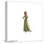 Gallery Pops Disney Frozen II - Anna Green Nightgown Wall Art-Trends International-Stretched Canvas