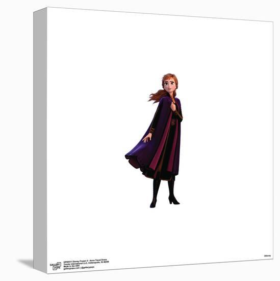 Gallery Pops Disney Frozen II - Anna Travel Dress Wall Art-Trends International-Stretched Canvas