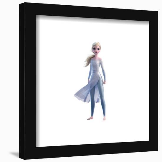 Gallery Pops Disney Frozen II - Elsa Dark Sea Dress Wall Art-Trends International-Framed Gallery Pops