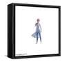 Gallery Pops Disney Frozen II - Elsa Dark Sea Dress Wall Art-Trends International-Framed Stretched Canvas