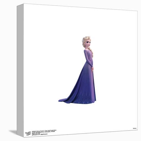 Gallery Pops Disney Frozen II - Elsa Light Purple Dress Wall Art-Trends International-Stretched Canvas