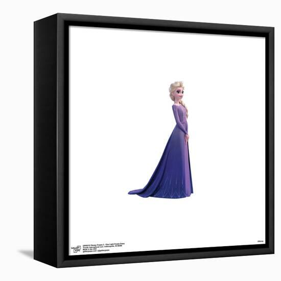 Gallery Pops Disney Frozen II - Elsa Light Purple Dress Wall Art-Trends International-Framed Stretched Canvas