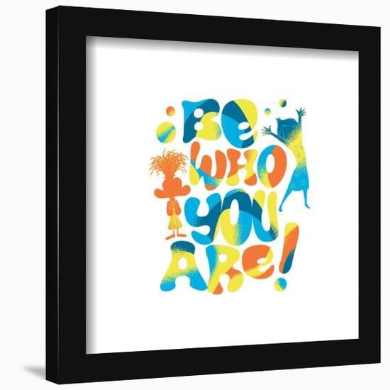 Gallery Pops Disney Inside Out 2 - Be Who You Are Wall Art-Trends International-Framed Gallery Pops