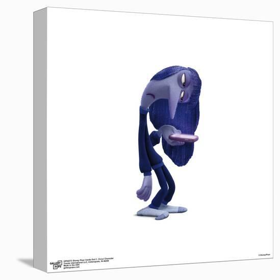 Gallery Pops Disney Inside Out 2 - Ennui Character Wall Art-Trends International-Stretched Canvas