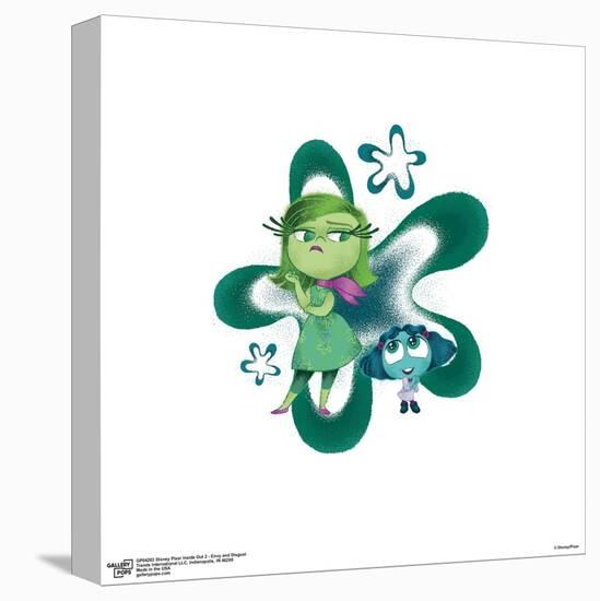 Gallery Pops Disney Inside Out 2 - Envy and Disgust Wall Art-Trends International-Stretched Canvas