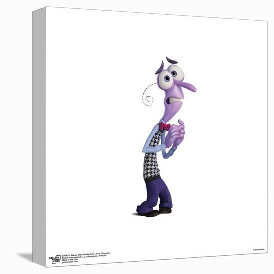 Gallery Pops Disney Inside Out 2 - Fear Character Wall Art-Trends International-Stretched Canvas