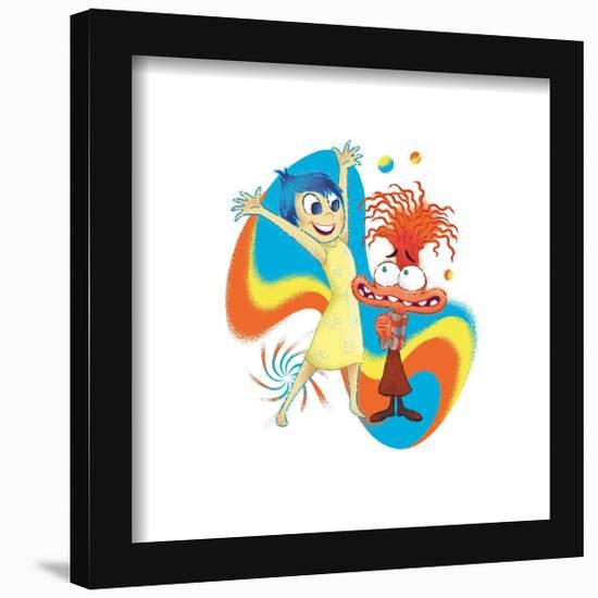 Gallery Pops Disney Inside Out 2 - Joy and Anxiety Wall Art-Trends International-Framed Gallery Pops