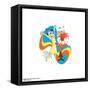 Gallery Pops Disney Inside Out 2 - Joy and Anxiety Wall Art-Trends International-Framed Stretched Canvas