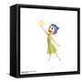 Gallery Pops Disney Inside Out 2 - Joy Character Wall Art-Trends International-Framed Stretched Canvas