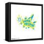 Gallery Pops Disney Inside Out 2 - Think Positive Wall Art-Trends International-Framed Stretched Canvas