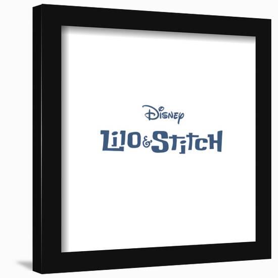 Gallery Pops Disney Lilo & Stitch - Logo Wall Art-Trends International-Framed Gallery Pops