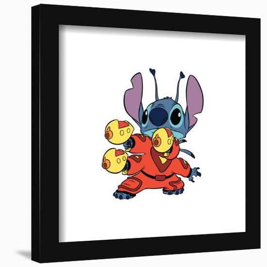 Gallery Pops Disney Lilo & Stitch - Stitch With Plasma Blasters Wall Art-Trends International-Framed Gallery Pops