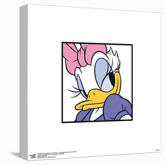 Gallery Pops Disney Mickey and Friends - Daisy Duck Expressions Bashful Wall Art-Trends International-Stretched Canvas