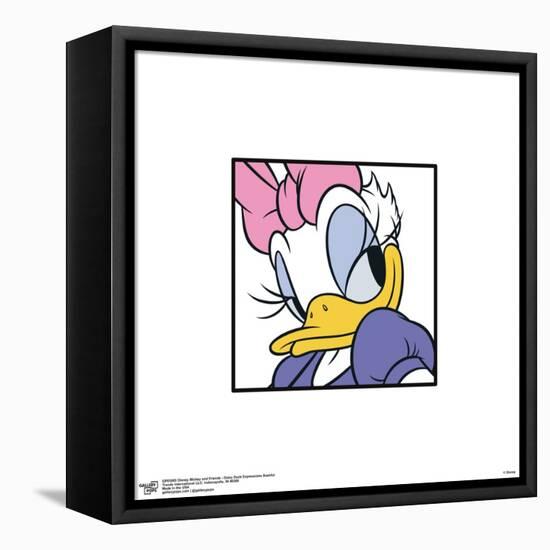 Gallery Pops Disney Mickey and Friends - Daisy Duck Expressions Bashful Wall Art-Trends International-Framed Stretched Canvas