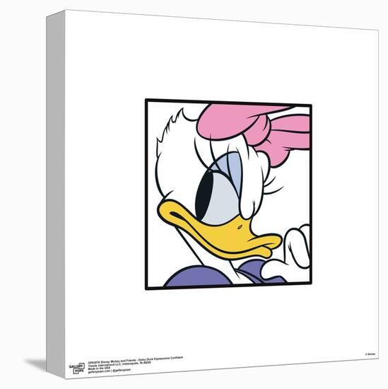 Gallery Pops Disney Mickey and Friends - Daisy Duck Expressions Confident Wall Art-Trends International-Stretched Canvas