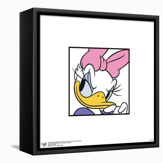 Gallery Pops Disney Mickey and Friends - Daisy Duck Expressions Demure Wall Art-Trends International-Framed Stretched Canvas