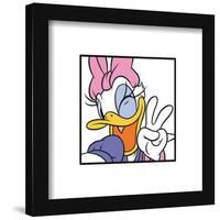 Gallery Pops Disney Mickey and Friends - Daisy Duck Expressions Peace Wall Art-Trends International-Framed Gallery Pops
