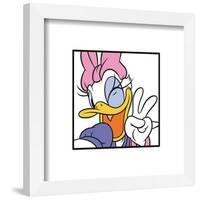 Gallery Pops Disney Mickey and Friends - Daisy Duck Expressions Peace Wall Art-Trends International-Framed Gallery Pops