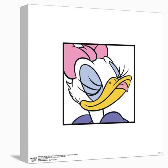 Gallery Pops Disney Mickey and Friends - Daisy Duck Expressions Playful Wall Art-Trends International-Stretched Canvas