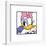 Gallery Pops Disney Mickey and Friends - Daisy Duck Expressions Smiling Wall Art-Trends International-Framed Gallery Pops